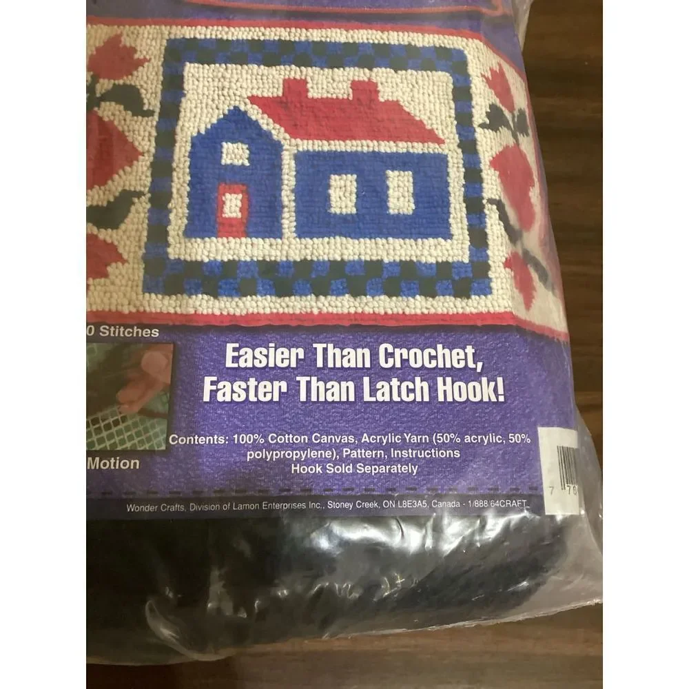 New Vintage Wonder Hook Fast Rug Hooking Kit